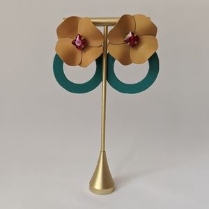 💎 Colorful Summer Wood Drop Earrings